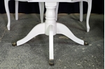 Picture of French Style Extending Dining Table and 6 Laura Ashley Upholstered Chairs