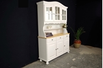 Picture of Country Pine Dresser with Curved Display Doors in Titania