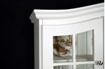 Picture of Country Pine Dresser with Curved Display Doors in Titania