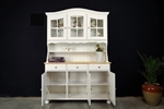 Picture of Country Pine Dresser with Curved Display Doors in Titania