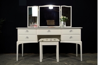 Picture of Compact Stag Minstrel Dressing Table with Stool