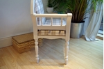 Picture of Vintage French Style Occasional Seat With Side Table and Drawer