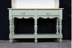 Picture of Pine Pot Board Dresser with 6 legs