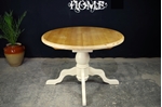 Picture of Oval pine pedestal table + 6 new beech farmhouse chairs
