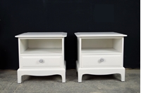 Picture of Pair of Stag One Drawer and Shelf Bedside Tables