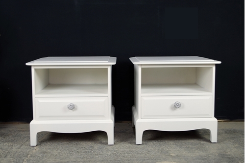 Picture of Pair of Stag One Drawer and Shelf Bedside Tables