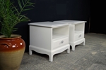 Picture of Pair of Stag One Drawer and Shelf Bedside Tables