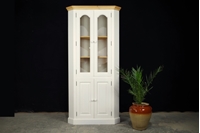 Picture of Pine Corner Display Cabinet - one piece