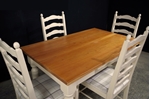 Picture of Farmhouse Style Table + 4 Ladderback chairs