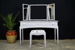 Picture of Petite Stag Minstrel Dressing Table with Stool