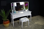 Picture of Petite Stag Minstrel Dressing Table with Stool