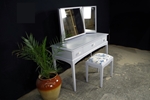 Picture of Petite Stag Minstrel Dressing Table with Stool