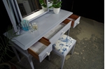 Picture of Petite Stag Minstrel Dressing Table with Stool