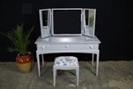 Picture of Petite Stag Minstrel Dressing Table with Stool