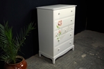 Picture of Stag Tall 7 Drawer Chest Peonies + Roses Artistic Design