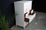 Picture of Stag Tall 7 Drawer Chest Peonies + Roses Artistic Design