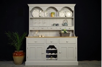 Picture of Bespoke Pine Dresser - Spice Drawers + wine rack