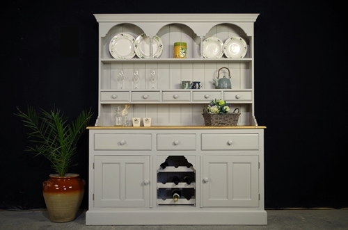 Picture of Bespoke Pine Dresser - Spice Drawers + wine rack