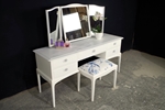 Picture of Stag Dressing Table with Stool in Wimborne White