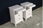Picture of Pair of Stag Tea Shelf Bedside Tables