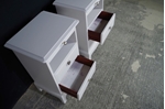 Picture of Pair of Stag Tea Shelf Bedside Tables