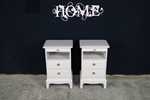 Picture of Pair of Stag Tea Shelf Bedside Tables