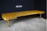 Picture of Antique Oak MacKenzie & Mitchell Wind-Out Table (1870)