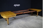 Picture of Antique Oak MacKenzie & Mitchell Wind-Out Table (1870)