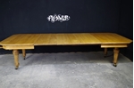 Picture of Antique Oak MacKenzie & Mitchell Wind-Out Table (1870)