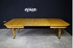 Picture of Antique Oak MacKenzie & Mitchell Wind-Out Table (1870)