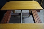Picture of Antique Oak MacKenzie & Mitchell Wind-Out Table (1870)