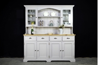 Picture of Large Country style Pine Dresser - 4 Door Base