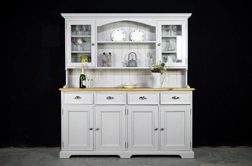 Picture of Large Country style Pine Dresser - 4 Door Base