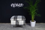 Picture of Large Handmade Upholstered Square Storage Footstool / Pouffe / Ottoman