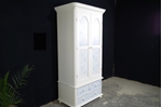 Picture of 2 Door Pine Wardrobe with Butterfly Lace Paint Effect