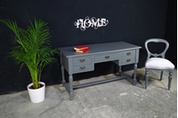 Picture of Vintage Elm Desk with Chair