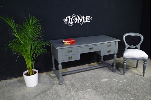 Picture of Vintage Elm Desk with Chair