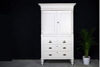 Picture of Antique Victorian Mahogany Linen Press