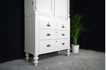 Picture of Antique Victorian Mahogany Linen Press