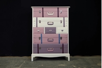 Picture of Travel Themed Stag 7 Drawer Tall Chest - Titania