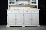 Picture of Large Country style Dresser - 4 Door Base - Spell Grey