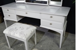 Picture of Stag Dressing Table with Stool - Pavilion Roses