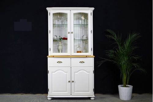 Picture of Two door Pine Glazed Display Dresser
