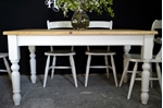 Picture of Pine 5ft Farmhouse Table and 6 Beech Oxford Bar Back Chairs