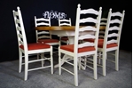 Picture of New Manduria Pine Extendable Pedestal Table