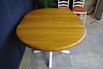 Picture of New Manduria Pine Extendable Pedestal Table
