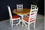 Picture of New Manduria Pine Extendable Pedestal Table