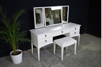 Picture of Stag Dressing Table with Stool - Ammonite & Teardrop