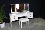 Picture of Stag Dressing Table with Stool - Ammonite & Teardrop