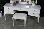 Picture of Stag Dressing Table with Stool - Ammonite & Teardrop
